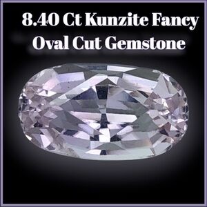 Natural 8.40 Ct Pink Kunzite Fancy Cut Gemstone
